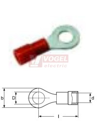 RF-M10     Oko lisovací s izolací PVC (0,5-1,5mm2)