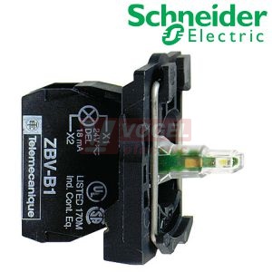 ZB5AVB5  Polosestava objímky  24V AC/DC LED OR, šroubové přip.svorky (VÝROBA UKONČENA > nahradit na ZB5AVB1)