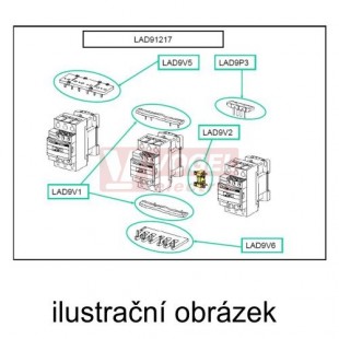 LA9D4017 sada montážní pro spouštěč hvězda-trojúhelník