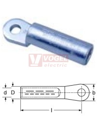 150x16  ALU-F    kabelové oko AL 150mm2/M16