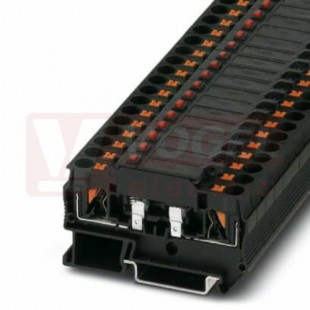 PTC 4-HESILED 60 (5X20) svorka pojistková, výklopná, G 5x20mm, max. 6,3A/500V, LED indikace 30-60 V AC/DC, černá, PUSH-IN, š=8,2mm (3270205)