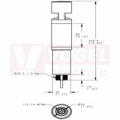 CL50ZRAOS4CQP světelný sloup CL50-Column Light, barva RU + alarm, 100-240V AC, šedé tělo, vstup PNP, mont.závit M30x1,5mm, rozměr pr.50xv251,2mm, IP67, připojení pigtail (kabel 150mm + konektor M12) (3085255)