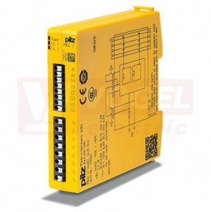 PNOZ c1 24VDC 3n/o 1n/c bezpečnostní relé, monitorování E-STOP, bezpečnostní závory (710001)