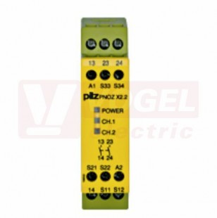 PNOZ X2.2 24VAC/DC 2n/o (774607)