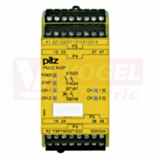 PNOZ XV2P 0.5/24VDC 2n/o 2n/o fix (777504)