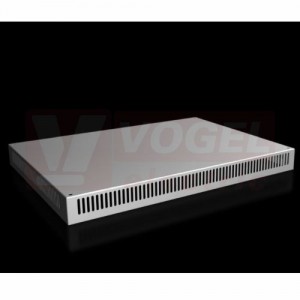 SV9681.886 střešní plech 800x600mm, IP 2X ventilačními otvory pro VX, výška 72mm, ocelový plech 1,5mm, RAL 7035