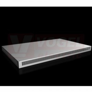 SV9681.828 střešní plech 1200x800mm, IP 2X ventilačními otvory pro VX, výška 72mm, ocelový plech 1,5mm, RAL 7035