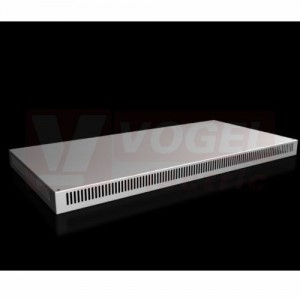 SV9681.826 střešní plech 1200x600mm, IP 2X ventilačními otvory pro VX, výška 72mm, ocelový plech 1,5mm, RAL 7035