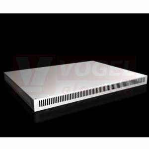 SV9681.808 střešní plech 1000x800mm, IP 2X ventilačními otvory pro VX, výška 72mm, ocelový plech 1,5mm, RAL 7035