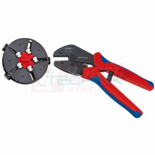 LR SET 3 973301 KNIPEX lisovací kleště LR se třemi zasouvacími čelistmi, kvalitní provedení MultiCrimp, délka kleští 315mm