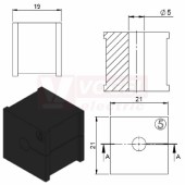 EMC-KT5 vložka EMC černá, průměr 5-6mm (99462)