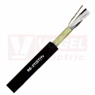 Unitronic RE-2Y(St)Yv 24x2x1,3mm2 kabel datový, počítačový, párový, statické stínění z hliníkem kašírované plastové fólie, černý PVC plášť (0032436) VÝROBA UKONČENA - nahrazeno na UNITRONIC RE-2Y(ST)YV S