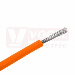 Ölflex Heat 260 SC 300/500V 1x AWG 12/19 OG vodič jednožilový oranžový, izolace žil PTFE (polytetrafluoretylen), -190 °C až +260°C, "cert.UL"  (0107009)