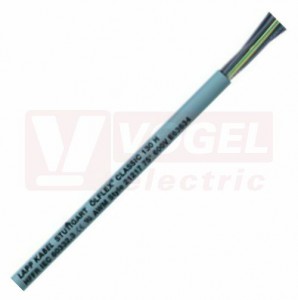 Ölflex Classic 130 H 300/500V  7G   2,5 kabel flexibilní, bezhalogenový, s protipožárními vlastnostmi, šedý plášť, černé čísl.žíly se ze/žl (1123146)