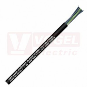 Ölflex Classic 130 H BK 0,6/1 kV 18G  1,5 kabel flexibilní, bezhalogenový, odolný vůči šíření plamene, černý plášť, černé čísl.žíly se ze/žl (1123424)