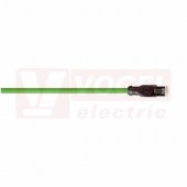 IE-PNB-5-RJ45-3-Y-2-22-7-OE patch kabel PN flex Cat.5, Profinet typ B, konektor RJ45 + volný konec kabelu, PVC, zelená (RAL6018), stínění měd.opletem, hliník. kašírovanou pl.folií, UL/CSA (CMG), délka 3m (2171238)