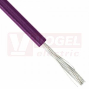 H07V-K  1x20AWG (0,75mm2) fialový, vodič jednožilový PVC, MULTI-STANDARD SC 2.1, aprobace CE / CSA / HAR / RU / UL / EAC / Fire (4160207)