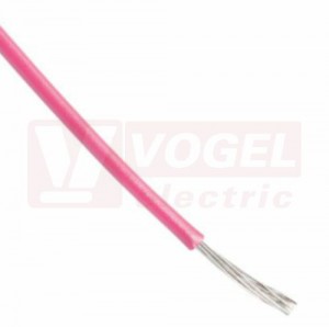 H07V-K  1x20AWG (0,75mm2) růžový, vodič jednožilový PVC, MULTI-STANDARD SC 2.1, aprobace CE / CSA / HAR / RU / UL / EAC / Fire (4160208)