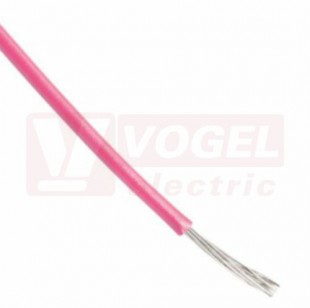 H07V-K  1x18AWG (1,0mm2) růžový, vodič jednožilový PVC, MULTI-STANDARD SC 2.1, aprobace CE / CSA / HAR / RU / UL / EAC / Fire (4160308)