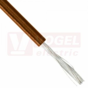 H07V-K  1x8AWG (10mm2) hnědý, vodič jednožilový PVC, MULTI-STANDARD SC 2.1, aprobace CE / CSA / HAR / RU / UL / EAC / Fire (4160803)