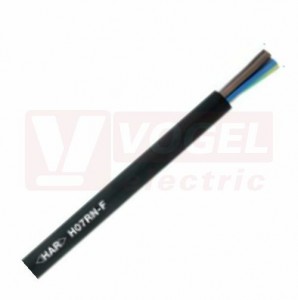 H07RN-F  5G  25  450/750V kabel pryžový, bez halogenů, dlouhodobé ponoření, ohybání/zkrut ve smyčce (WTG) -40°C až +90°C, odolný proti UV záření/ozónu, barevné žíly se zl/žl (4533101)