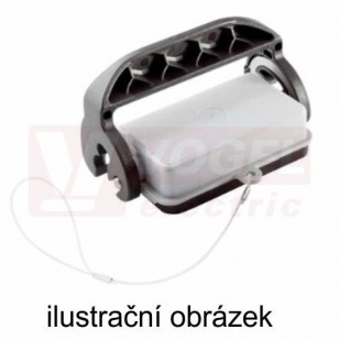 Kryt vel.10, 1-třm., víko termoplast, bezpečnostní šňůra s ouškem, 2 zajišťovací čepy, H-B 10 KDTF-LB (10048600)