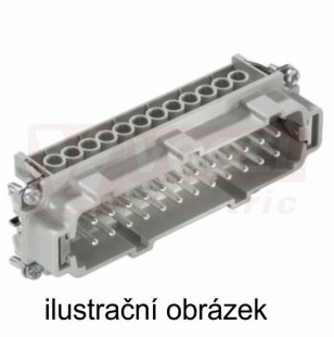 Konektor  24pin V 16A/500V H-BE24 SS šroubový č.1-24 (10196100)