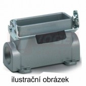 Kryt vel.16, 1-třm., soklový, přímý, bez víka, vysoké provedení, kabel.vstup M20, H-A 16 SGR M20 (19567100)