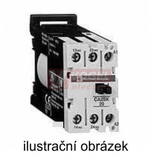 CA2SK11B7   Ministykač pomocný 1"Z"+1"V"  24V 50/60Hz, š.27 mm