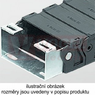 KA 36125 C řetězové zakončení (s čepy), pro vnitřní š=125mm, pro řetěz MP 36G, pozink. (MR-036000001700)