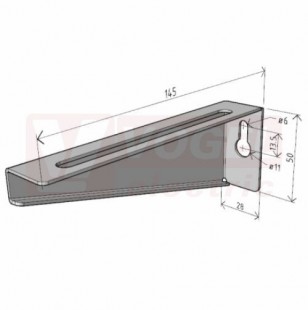 Nosník univerzální NZMU 100 "A2" nerez AISI 304L (ARK - 235310)