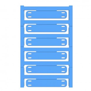 SFX-DT 11/60 MC NE BL štítek bez potisku modrý, označení vodičů a kabelů, 7 - 40 mm, rozměr v60xš11mm, PA66 (2602730000)