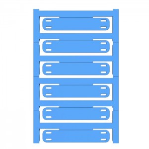 SFX-DT 11/60 MC NE BL štítek bez potisku modrý, označení vodičů a kabelů, 7 - 40 mm, rozměr v60xš11mm, PA66 (2602730000)