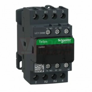 LC1D098B7     Stykač 4P 2Z+2V  20A AC-1,  24V AC, pom.kont. 1"Z"+1"V" šroub.svorky