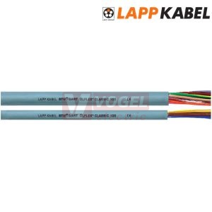 Ölflex Classic 100 300/500V 14G  0,5 kabel flexibilní, šedý plášť PVC, barevné žíly se ze/žl (0010009)