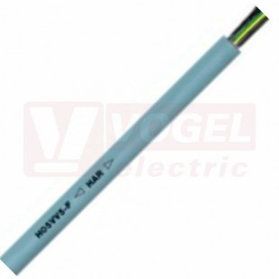 Ölflex 140 300/500V 34G   1,0 kabel flexibilní PVC, šedý plášť, odolný vůči oleji, černé čísl. žíly se ze/žl (0011024)