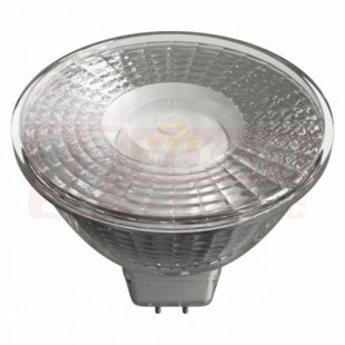 Žárovka LED GU 5,3  12V  4,5W MR16 A+, řada CLASSIC, neutrální bílá 4100K, 400 lumen, nestmívatelná, živ. 30000h., úhel vyzař. 120°, náhrada za 35W, rozměr 50x46mm (EMOS-ZQ8434)