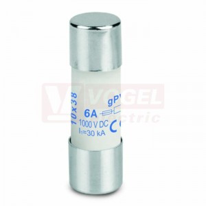 Pojistka 10x38    6A FUSE 10X38 6A 1000 VDC gPV pro jištění fotovoltalických systémů (2783210000)