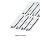 ZB 5,LGS:SYMBOLE + označovací štítky, potisk symbol "+", bílé, montáž nacvaknutím, š 5,2mm, popis.pole 5,15x10,5mm (1 balení = 10 kusů) (1050091:+)