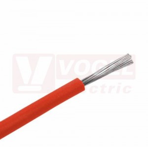 Ölflex Heat 260 SC 300/500V 1x AWG 26/19 RD vodič jednožilový červený, izolace žil PTFE (polytetrafluoretylen), -190 °C až +260°C, "cert.UL"  (0096104)