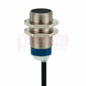 XS518B1PAL5 Indukční čidlo M18, mosaz, Sn=5mm, 12…24VDC, délka těla 38,5mm, kabel 5m, stíněný, PNP/NO, LED žlutá, IP68/69K