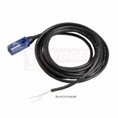 XS7J1A1PAL2 Indukční čidlo 8x22x8mm, Sn=2,5mm, 12…24VDC, plast, stíněný, 3-vodiče, PNP/NO, kabel 2m, IP67