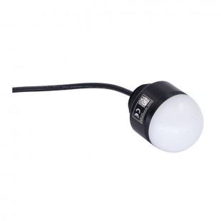 HBJD-50C/DZ/RYG/24V/Y5  kombinovaný signalizační maják LED trvalý RU/ZE/ŽL s bzučákem 80dB (trvalý), 24VDC/75mA, IP65, materiál PC, průměr 50mm, výška 68mm, mont.otvor M30x1,5, tělo polykarbonát, kabel 0,7m,