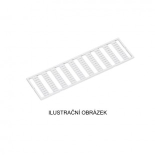 793-5544 systém označovací WMB s potiskem R, S, T, U, V, W, X, Y, Z, Mp (10×),flexibilní, šířka 5-5,2mm, (balení= 5 karet)