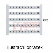 DEK 5 GW S štítek s potiskem, horizont., š5mm x v5mm, PA66 (0522761039)