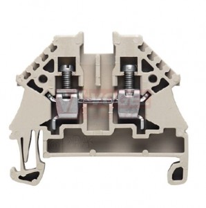 WDU 4N svorka řadová, šroubové připojení, béžová, 500V/32A, š=6,1mm (1042600000)