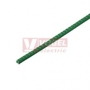 CLI C 02-3 GN/WS 5 CD CableLine, návlečka na kabely a vodiče s potiskem "5" (horiz.), zeleno-bílá, š/v 3,4x3mm, pro vodiče s průřezem 0,2-1,5mm2, průměr 1,3-3mm, PVC, měkké, bez kadmia, na cívce (1568241518)