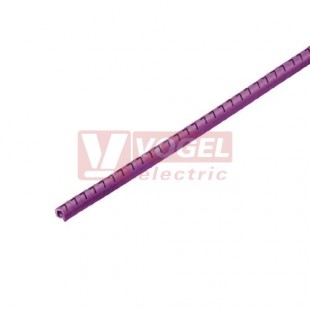 CLI C 2-4 VI/WS 7 CD CableLine, návlečka na kabely a vodiče s potiskem "7" (horiz.), fialovo-bílá, š/v 7x4mm, pro vodiče s průřezem 2,5-16mm2, průměr 4-10mm, PVC, měkké, bez kadmia, na cívce (1568261524)