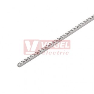 CLI C 2-4 WS/SW 9 CD CableLine, návlečka na kabely a vodiče s potiskem "9" (horiz.), bílo-černá, š/v 7x4mm, pro vodiče s průřezem 2,5-16mm2, průměr 4-10mm, PVC, měkké, bez kadmia, na cívce (1568261530)