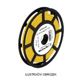 CLI M 2-4 GE/SW 7 CD CableLine, značení vodičů a kabelů, s potiskem "7", žluto-černá, š/v 11,3x4mm, pro vodiče s průřezem 16-500mm2, průměr 10-317mm, PVC, měkké, bez kadmia, na cívce (1568301523)